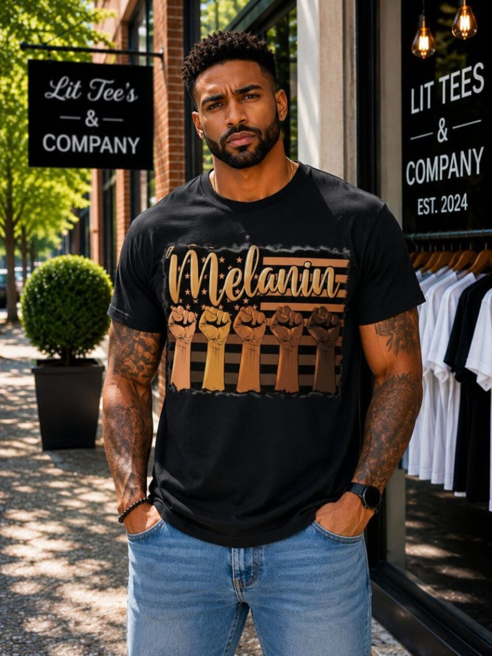 Melanin Men T-Shirt